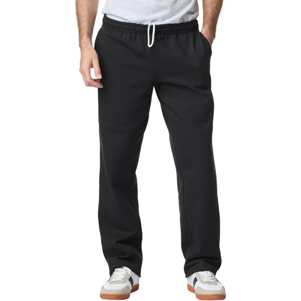 Adult Fleece Open Bottom Sweatpants with Pockets, Style